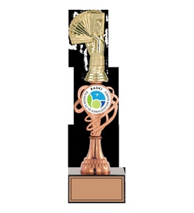 ODAK KUPA - Figürlü Kupalar - Briç Figürlü Kupalar FG-034 C - 33 cm