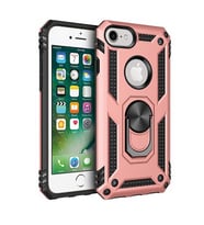 Apple iPhone 7 Uyumlu Kılıf Zore Vega Kapak (Rose Gold Altın)