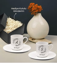 Hediye Kutusunda Kişiye Özel 2'li Baskılı Fincan (Model 1)