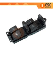 VW Passat B5 Golf MK4 5 Bora Jetta Seat Toledo MK2 Leon 1 İçin Ön Sol Dörtlü Cam Açma Düğmesi 9-Pin