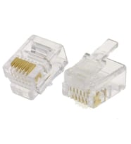 Telefon 6pinli Jak Fişi 6P/6C RJ12 - 100Adet