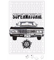 Supernatural Movie Poster Puzzle 240 Parça Yapboz