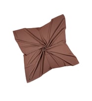 Mısırlı Eşarpları Queen Krep Düz Renk Eşarp 110x110 Cm (Kiremit)
