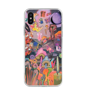 Iphone Xsmax Uyumlu Aesthetic Desenli Şeffaf Telefon Kılıfı