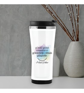 Gönlü Güzel İnsanların Gönlünde Olmak Güzeldir Mug (Beyaz)