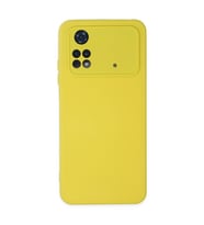 Xiaomi Poco M4 Pro 4g Kılıf Nano İçi Kadife Silikon - Sarı