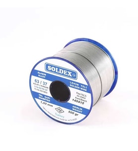 63-37 Lehim Teli 200 Gr 1 mm, Sn:63 - Pb:37