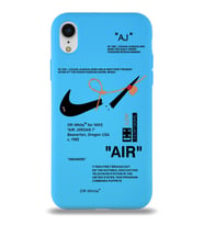 Apple iPhone XR Uyumlu Lansman Kılıf Sneakers Tasarımlı Altı Kapalı İçi Kadife Kaplı Silikon Kapak (Şeffaf)