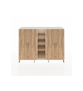 Hyperion Dolap 12 Raflı 4 Kapaklı 220x44x163 Aytaşı-Çam