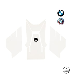 Grippatch - BMW S1000XR 2023 ile Uyumlu Kaydırmaz Şeffaf 7 Parça Tank Pad Seti GT44