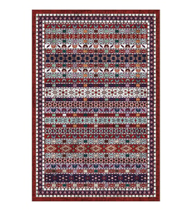 Eliana Home Dijital Baskı Yıkanabilir Kaymaz Taban Salon Halısı Ve Yolluk LN132-FNL437 (Bordo)