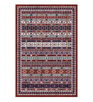 Eliana Home Dijital Baskı Yıkanabilir Kaymaz Taban Salon Halısı Ve Yolluk LN132-FNL437 (Bordo)