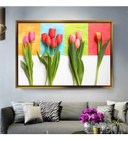 Altın Çerçeveli dekoratif tablo a503 (Gold)