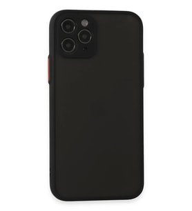 Newface Apple iPhone 11 Pro Kılıf Montreal Silikon Kapak - Siyah