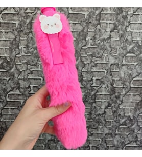 1 ADET 26 cm TÜYLÜ UZUN BOY JEL KALEM TÜKENMEZ JEL KALEM (Fuşya)