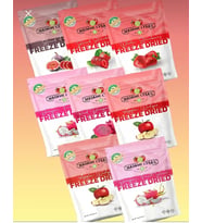 MADAME LYRAS Freeze Dried 8'li Karışık Paket (2 Adet Beyaz Ejder,2 Adet Bütün Çilek, 2 Adet Dilim Incir, 2 Adet Dilim Elma)