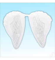Melek Kanadı, 46cm x 39cm - Beyaz
