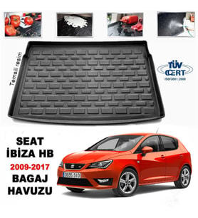 Seat ibiza Bagaj Havuzu Paspası 2008-2017