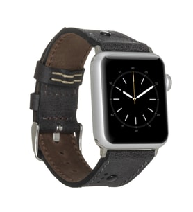 Bouletta Apple Watch Uyumlu Deri Kordon 38-40-41mm BT TN01 Siyah