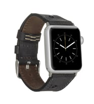 Bouletta Apple Watch Uyumlu Deri Kordon 38-40-41mm BT TN01 Siyah