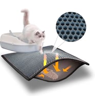 Elekli Kedi Kumu Paspası Küçük Boy (Gri)