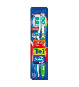 Oral B Cavıty Defense Diş Eti Temizliği 1+1 Diş Fırçası Orta