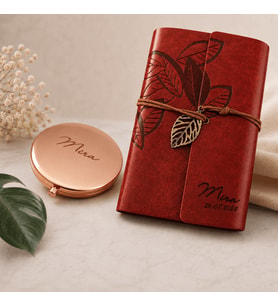 Hediyelik Kişiye Özel Defter ve İsimli Ayna