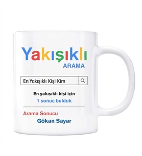 En Yakışıklı Kişi Google Arama Motoru Kupa
