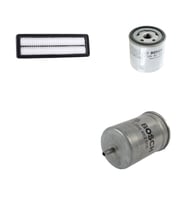 Bosch Filtre Bakım Seti Volkswagen Golf 3 1.6 Benzin 75 Beygir 1992-1995 Hava + Yağ f. + Yakıt Filtre Bosch