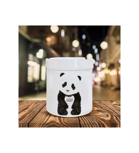 Little Panda Temalı Seramik Şık Küllük
