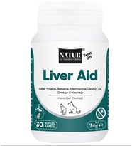 Natur Liver Aid Kedi ve Köpek Karaciğer Desteği Softjel Kapsül 30 Adet