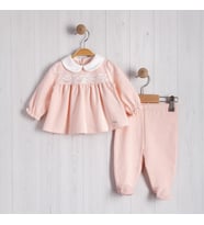 NOPELİ PATİKLİ BEBE KIZ 2'Lİ TAKIM (Somon)