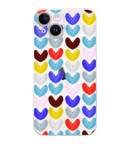 PrintiFy iPhone 14 ile Uyumlu Water Color 1  Kamera Korumalı Şeffaf  Kılıf