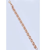 Rose Gold Renk Vıp Çelik Bileklik
