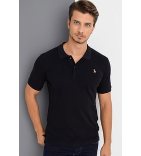 T8561 DEWBERRY ERKEK TSHIRT-SİYAH