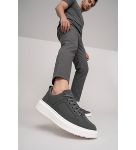 Elit ASDKVENDY Erkek Klasik Sneaker Füme