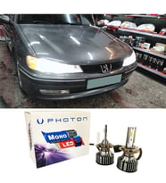 Peugeot 406 Led Xenon Uzun Far Ampulü H7 Mono Yeni Seri Beyaz