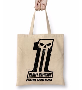 Harley Davidson Dark Custom Bez Çanta Uzun Saplı