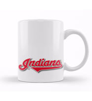 Cleveland Indians Logo Kupa Bardak Porselen
