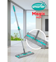 SMARTER MAGIC MOP PASPAS TEMİZLİK SETİ MANDALLI YER YÜZEY TEMİZLİK HAVLUSU BEZİ UYUMLU
