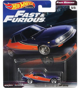 Hot Wheels Fast Rewind Fast & Furious Nissan Silvia (Csp311) 5/5, Blue/Orange