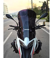 MOTOCAM Benelli TRK 251 Ön Cam 2019-2023 Model 56cm Siyah Renkli 4mm