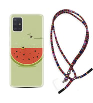 Samsung a71 A72 A73 A7 A9 2018 C7 C9 Kılıf Boyun Asklı Rasta Silikon Woohoo 1373