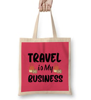 Funny Travel Gift Design lover-Trippin Wanderlust Journey Adventurer Vacation Bez Çanta Uzun Saplı