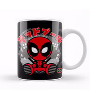 Kaos Superhero Marvel Deadpool Kupa Bardak Porselen