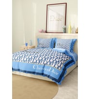 Marcalanya Çift Kişilik Nevresim Takımı Pamuklu Saten Kumaş 6 Parça 3D Dijital Baskı Duvet Cover Set Model.
