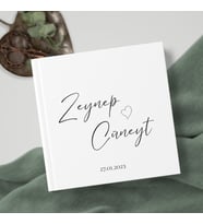 İsme Özel Düğün - Nişan Misafir & Ziyaretçi Anı Defteri
