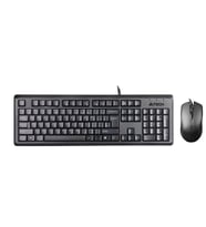 A4 Tech Kr-9276 Q Usb Fn Multimedya Klavye+Optik Kablolu Mouse Set (Beyaz)