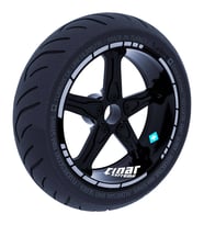 Gümüş Moto GP Stili Jant Şeridi Sticker Reflektif, Floresan, Özel Renkler Çınar 