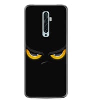 Oppo Reno 2Z 4 Lite 4 Pro 5 6 7 A31 Kılıf Desemli Silikon Black Eyes 1644